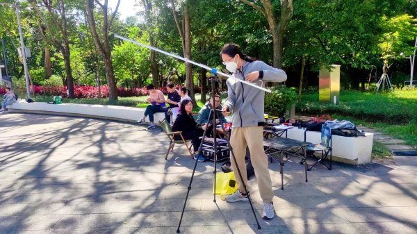 2023年广州天河公园野外架台卫星通联活动